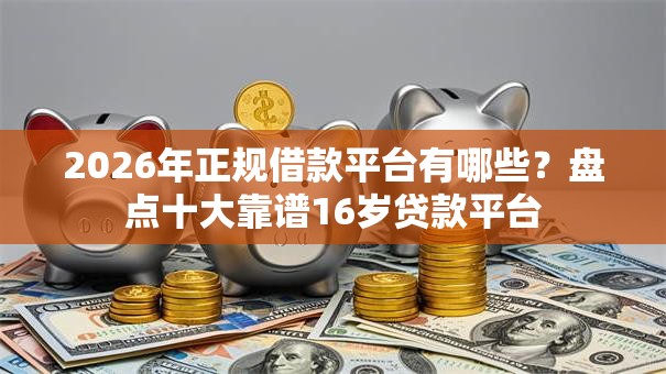2026年正规借款平台有哪些?盘点十大靠谱16岁贷款平台 2026年正规借款平台有哪些?盘点十大靠谱16岁贷款平台