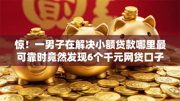 惊！一男子在解决小额贷款哪里最可靠时竟然发现6个千元网贷口子必下的，事后分享了出来