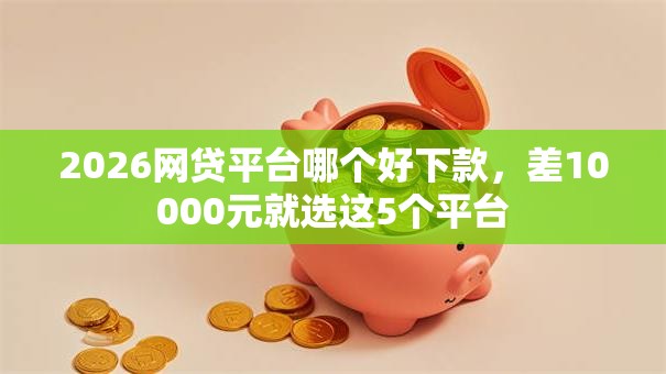 2026网贷平台哪个好下款，差10000元就选这5个平台