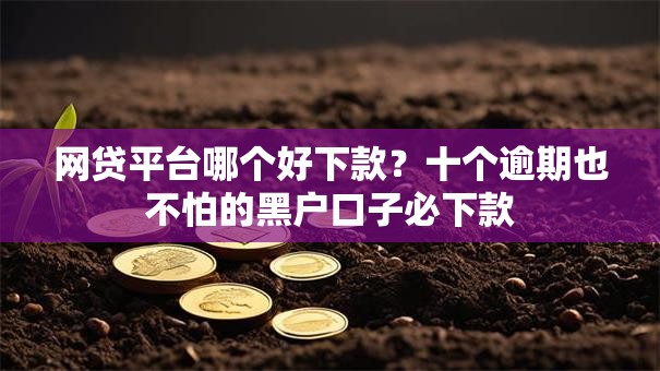 网贷平台哪个好下款?十个逾期也不怕的黑户口子必下款 网贷平台哪个好下款?十个逾期也不怕的黑户口子必下款