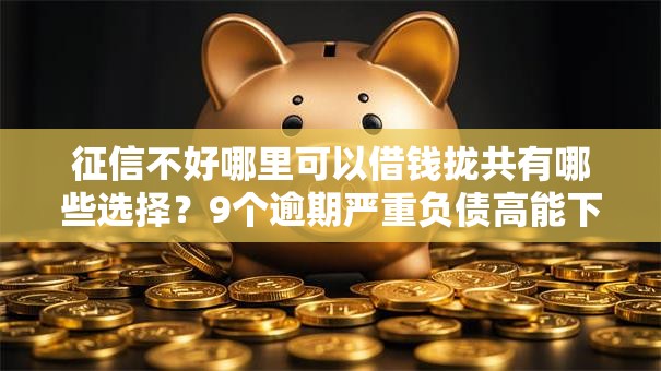 征信不好哪里可以借钱拢共有哪些选择?9个逾期严重负债高能下款的平台详解 征信不好哪里可以借钱拢共有哪些选择?9个逾期严重负债高能下款的平台详解