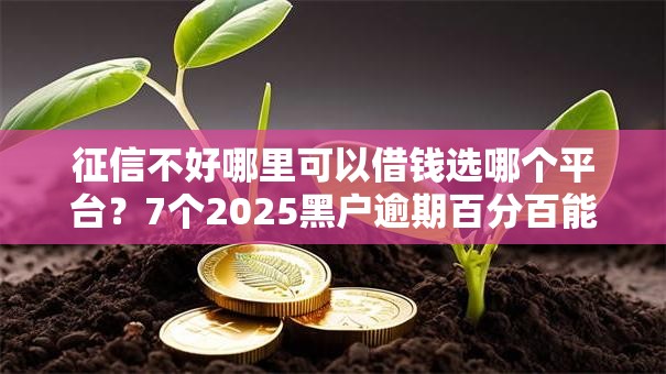征信不好哪里可以借钱选哪个平台?7个2025黑户逾期百分百能下款的口子推荐 征信不好哪里可以借钱选哪个平台?7个2025黑户逾期百分百能下款的口子推荐