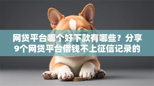 网贷平台哪个好下款有哪些？分享9个网贷平台借钱不上征信记录的