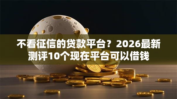 不看征信的贷款平台？2026最新测评10个现在平台可以借钱