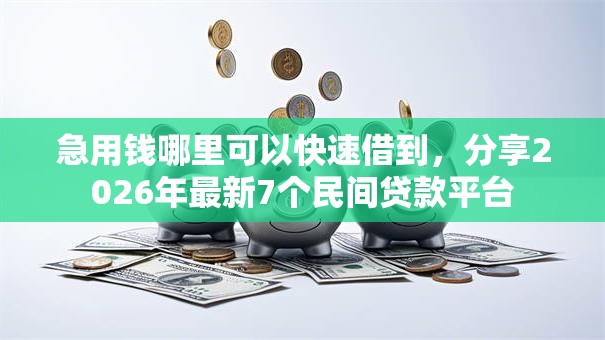 急用钱哪里可以快速借到，分享2026年最新7个民间贷款平台