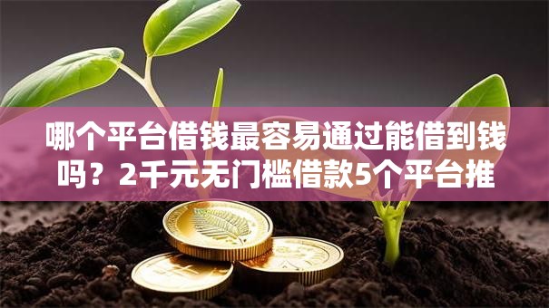 哪个平台借钱最容易通过能借到钱吗?2千元无门槛借款5个平台推荐 哪个平台借钱最容易通过能借到钱吗?2千元无门槛借款5个平台推荐