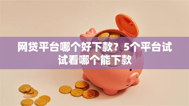 网贷平台哪个好下款?5个平台试试看哪个能下款 网贷平台哪个好下款?5个平台试试看哪个能下款