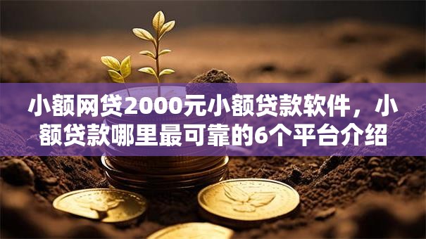 小额网贷2000元小额贷款软件,小额贷款哪里最可靠的6个平台介绍 小额网贷2000元小额贷款软件,小额贷款哪里最可靠的6个平台介绍