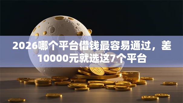 2026哪个平台借钱最容易通过,差10000元就选这7个平台 2026哪个平台借钱最容易通过,差10000元就选这7个平台
