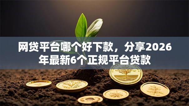 网贷平台哪个好下款，分享2026年最新6个正规平台贷款