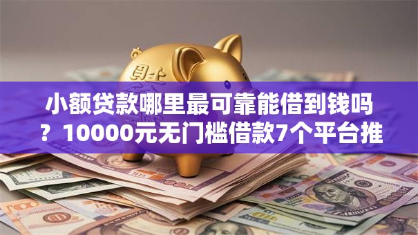小额贷款哪里最可靠能借到钱吗？10000元无门槛借款7个平台推荐