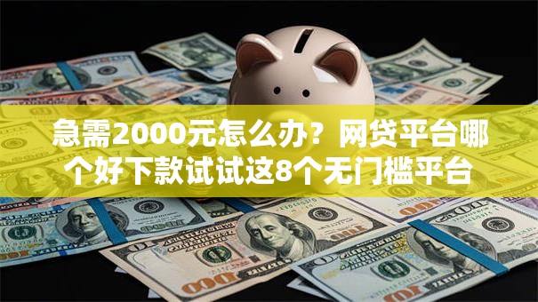 急需2000元怎么办?网贷平台哪个好下款试试这8个无门槛平台 急需2000元怎么办?网贷平台哪个好下款试试这8个无门槛平台