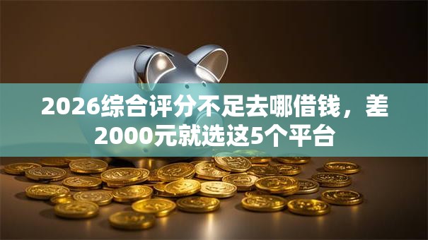 2026综合评分不足去哪借钱,差2000元就选这5个平台 2026综合评分不足去哪借钱,差2000元就选这5个平台