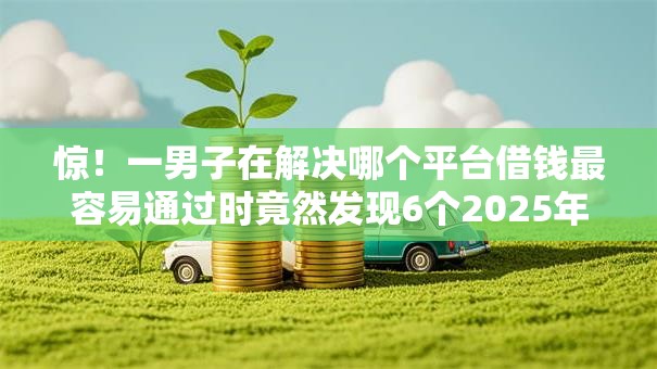 惊!一男子在解决哪个平台借钱最容易通过时竟然发现6个2025年12月放水口子,事后分享了出来 惊!一男子在解决哪个平台借钱最容易通过时竟然发现6个2025年12月放水口子,事后分享了出来