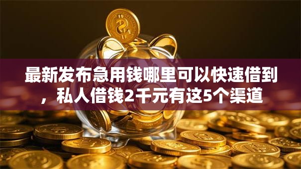 最新发布急用钱哪里可以快速借到，私人借钱2千元有这5个渠道