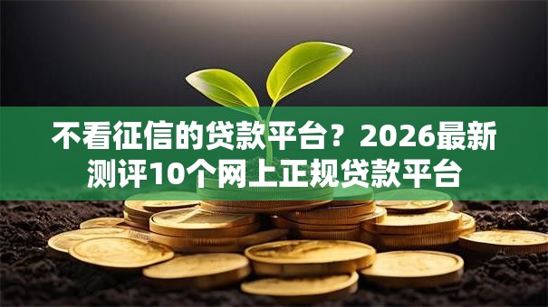不看征信的贷款平台?2026最新测评10个网上正规贷款平台 不看征信的贷款平台?2026最新测评10个网上正规贷款平台