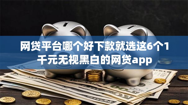 网贷平台哪个好下款就选这6个1千元无视黑白的网贷app