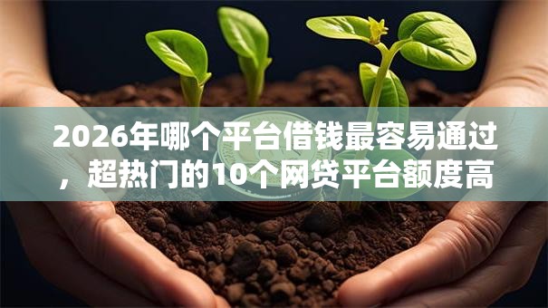 2026年哪个平台借钱最容易通过，超热门的10个网贷平台额度高易通过推荐