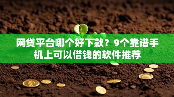 网贷平台哪个好下款?9个靠谱手机上可以借钱的软件推荐 网贷平台哪个好下款?9个靠谱手机上可以借钱的软件推荐