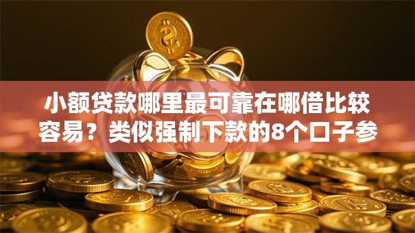 小额贷款哪里最可靠在哪借比较容易？类似强制下款的8个口子参考