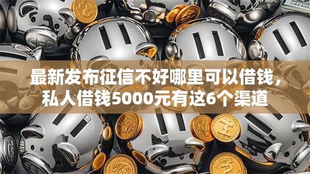 最新发布征信不好哪里可以借钱,私人借钱5000元有这6个渠道 最新发布征信不好哪里可以借钱,私人借钱5000元有这6个渠道