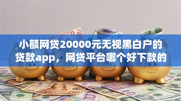小额网贷20000元无视黑白户的贷款app，网贷平台哪个好下款的6个平台介绍