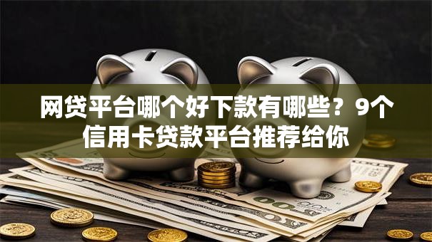 网贷平台哪个好下款有哪些？9个信用卡贷款平台推荐给你