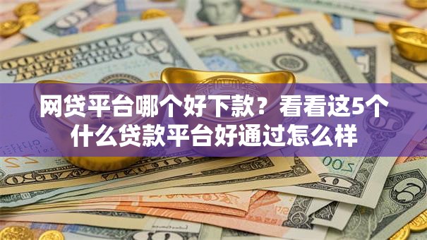 网贷平台哪个好下款?看看这5个什么贷款平台好通过怎么样 网贷平台哪个好下款?看看这5个什么贷款平台好通过怎么样