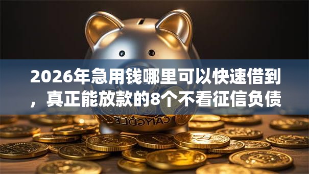 2026年急用钱哪里可以快速借到,真正能放款的8个不看征信负债的网贷百分百下款app推荐 2026年急用钱哪里可以快速借到,真正能放款的8个不看征信负债的网贷百分百下款app推荐