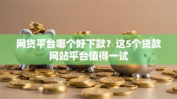 网贷平台哪个好下款？这5个贷款网站平台值得一试