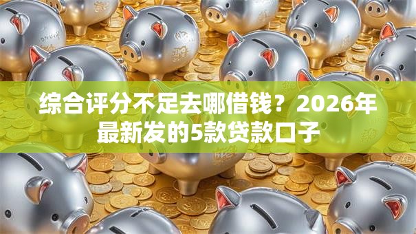 综合评分不足去哪借钱？2026年最新发的5款贷款口子