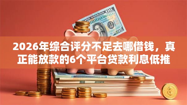 2026年综合评分不足去哪借钱，真正能放款的6个平台贷款利息低推荐