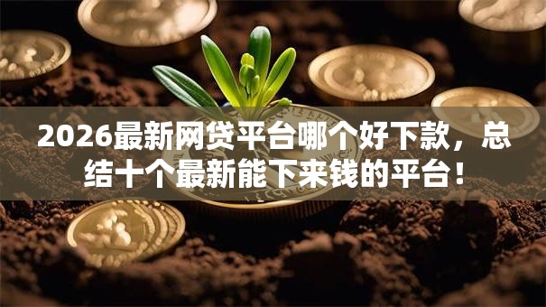 2026最新网贷平台哪个好下款，总结十个最新能下来钱的平台！