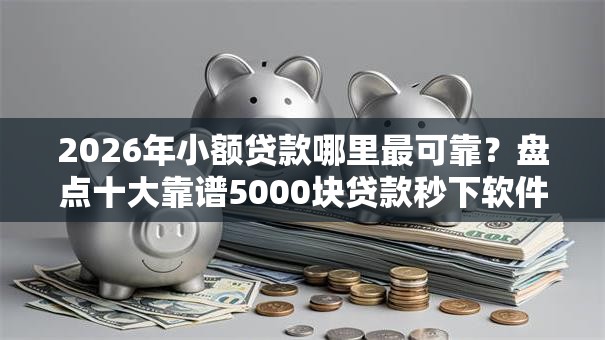2026年小额贷款哪里最可靠？盘点十大靠谱5000块贷款秒下软件