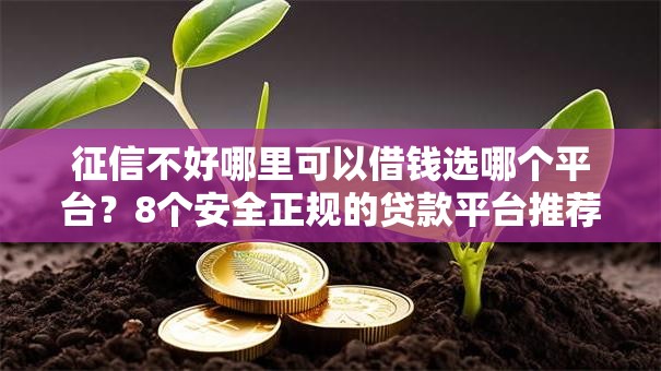 征信不好哪里可以借钱选哪个平台?8个安全正规的贷款平台推荐 征信不好哪里可以借钱选哪个平台?8个安全正规的贷款平台推荐