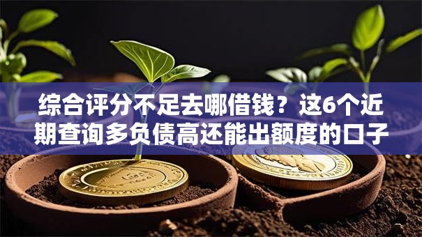 综合评分不足去哪借钱？这6个近期查询多负债高还能出额度的口子值得一试