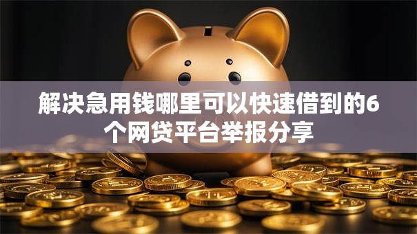 解决急用钱哪里可以快速借到的6个网贷平台举报分享