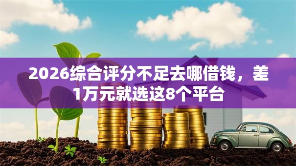 2026综合评分不足去哪借钱，差1万元就选这8个平台