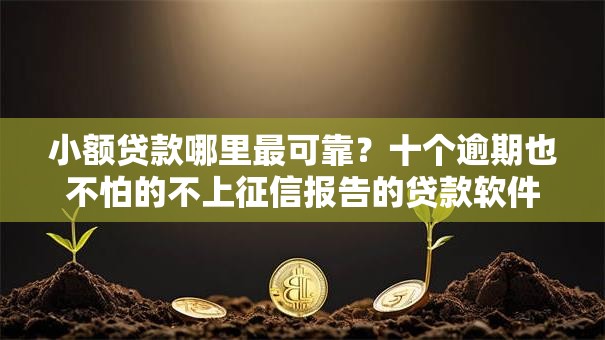 小额贷款哪里最可靠?十个逾期也不怕的不上征信报告的贷款软件 小额贷款哪里最可靠?十个逾期也不怕的不上征信报告的贷款软件