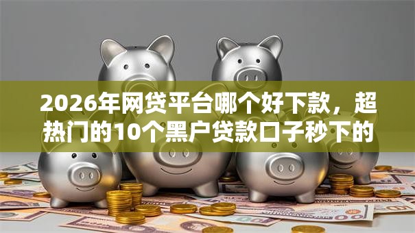 2026年网贷平台哪个好下款，超热门的10个黑户贷款口子秒下的推荐