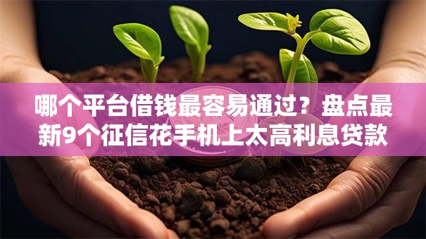 哪个平台借钱最容易通过?盘点最新9个征信花手机上太高利息贷款软件 哪个平台借钱最容易通过?盘点最新9个征信花手机上太高利息贷款软件
