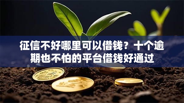征信不好哪里可以借钱?十个逾期也不怕的平台借钱好通过 征信不好哪里可以借钱?十个逾期也不怕的平台借钱好通过