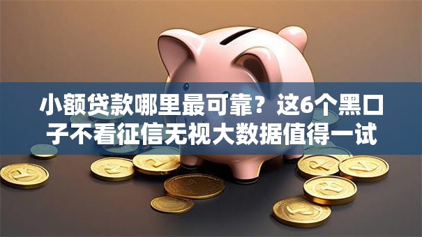 小额贷款哪里最可靠?这6个黑口子不看征信无视大数据值得一试 小额贷款哪里最可靠?这6个黑口子不看征信无视大数据值得一试