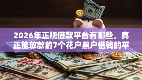 2026年正规借款平台有哪些,真正能放款的7个花户黑户借钱的平台100%能借到推荐 2026年正规借款平台有哪些,真正能放款的7个花户黑户借钱的平台100%能借到推荐