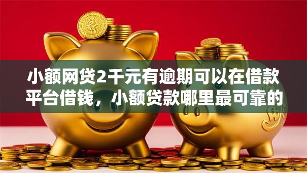 小额网贷2千元有逾期可以在借款平台借钱，小额贷款哪里最可靠的6个平台介绍