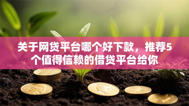 关于网贷平台哪个好下款，推荐5个值得信赖的借贷平台给你