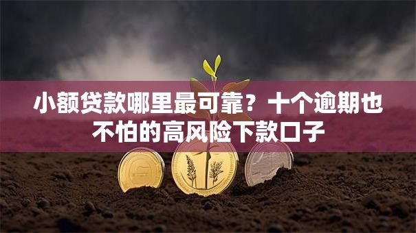 小额贷款哪里最可靠？十个逾期也不怕的高风险下款口子