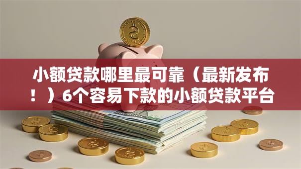 小额贷款哪里最可靠（最新发布！）6个容易下款的小额贷款平台