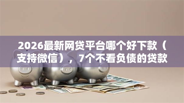 2026最新网贷平台哪个好下款(支持微信),7个不看负债的贷款平台无私分享 2026最新网贷平台哪个好下款(支持微信),7个不看负债的贷款平台无私分享