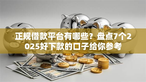 正规借款平台有哪些?盘点7个2025好下款的口子给你参考 正规借款平台有哪些?盘点7个2025好下款的口子给你参考